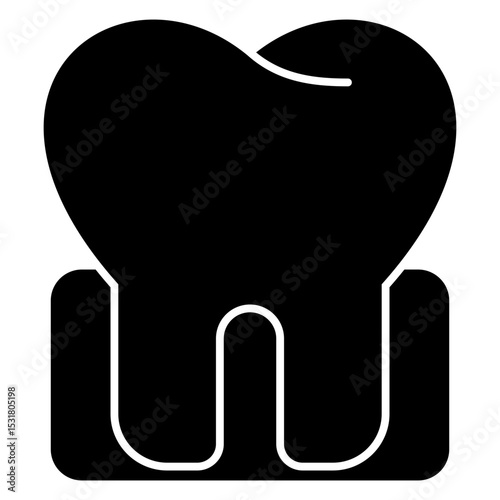 Molar Tooth solid icon