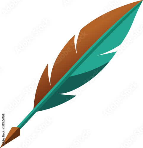 feather and leaf