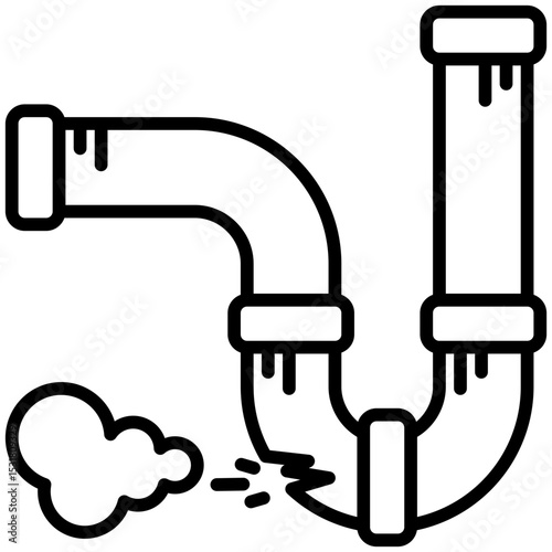 Corroded Pipes Icon