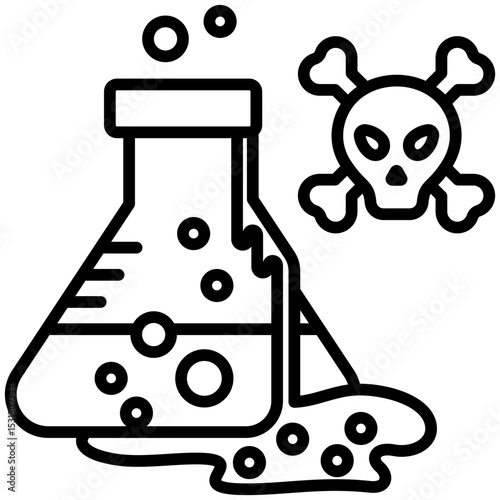 Contaminated Lab Equipment Icon