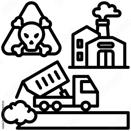 Waste Dump Site Icon