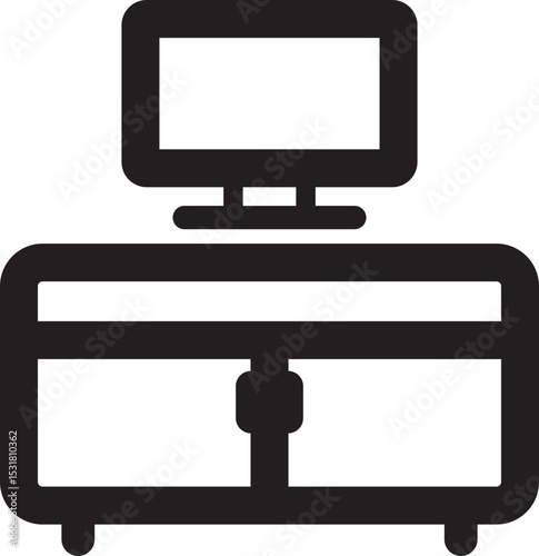 Furniture Set Black Icon