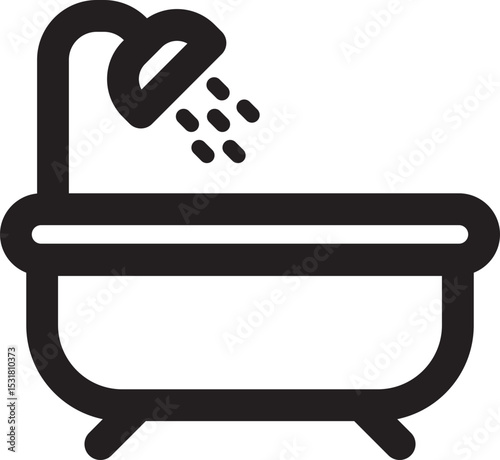 Furniture Set Black Icon