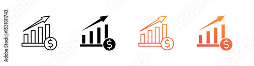 Business Multiple Style Icon Set 