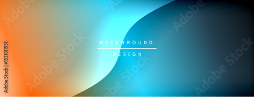 Abstract gradient background. Orange, teal, blue hues blend smoothly. Minimalist design with central text element. Modern aesthetic.