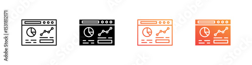 Dashboard Multiple Style Icon Set 