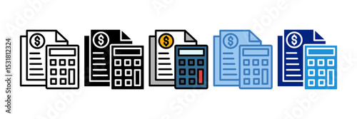 Accounting Icon Element For Design
