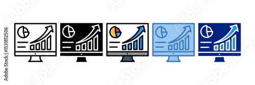 Analytics Icon Element For Design