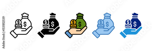 Investment Icon Element For Design