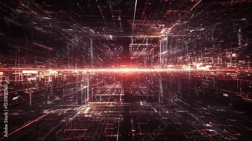 Digital city landscape