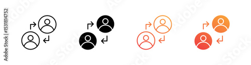 Engagement Multiple Style Icon Set 