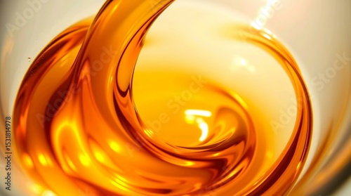 golden amber liquid