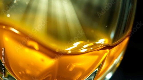 golden amber liquid