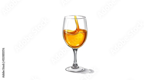 golden amber liquid