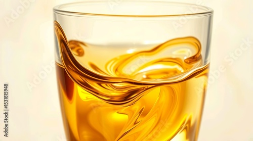golden amber liquid