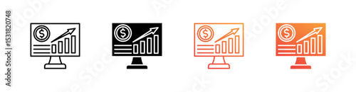 Business Multiple Style Icon Set 