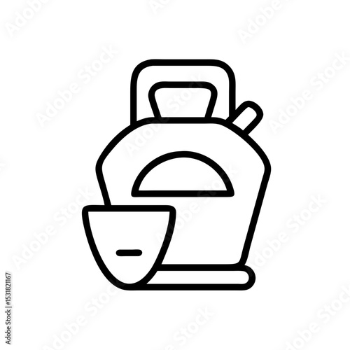 Household cleaning supplies including a spray bottle and mop  