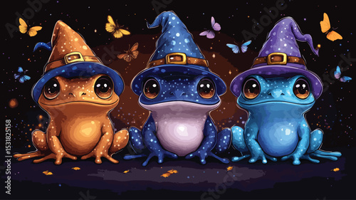 Fantasy Halloween Characters – Frogs.