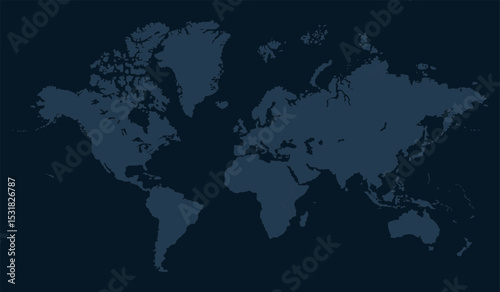 A drawaing of world map, world map picture, world map vector image, modern world map, Illustration, eps 10, worldwide, all continents, all countries, worldwide project