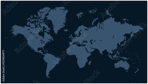 A drawaing of world map, world map picture, world map vector image, modern world map, Illustration, eps 10, worldwide, all continents, all countries, worldwide project