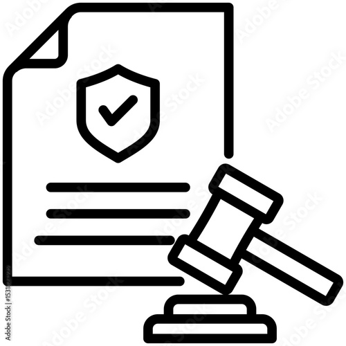 Legal Compliance Icon