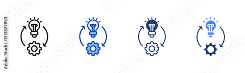 Solution icon sheet multiple style collection