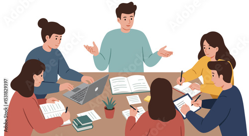 Collaborative Teamwork: Diverse People in a Meeting