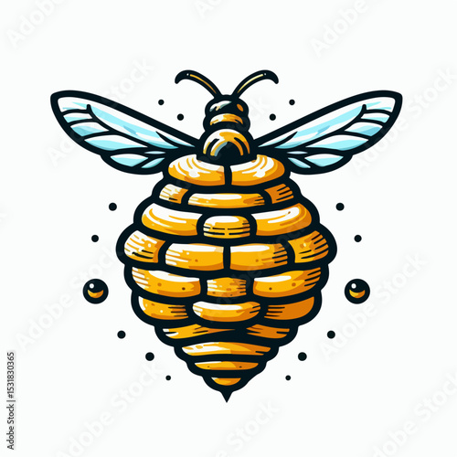 honeycomb vector illustration