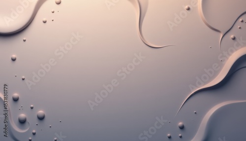 muted pastel gradient with slight vignette and abstract soft shapes around edges