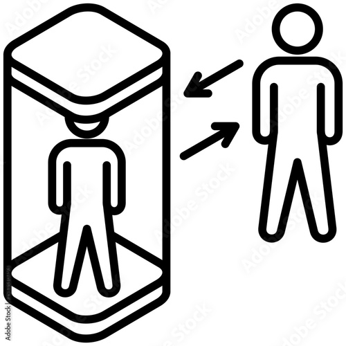 Quantum Teleportation Icon