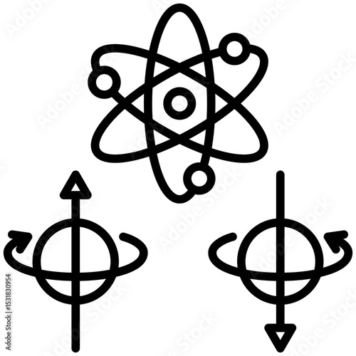 Quantum Spin Icon