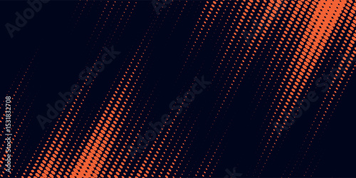 Dots halftone yellow and dark blue color pattern gradient grunge texture background. Dots pop art sport style vector eps10