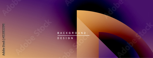 Abstract gradient background. Orange, purple hues blend smoothly. Text reads background design centered within composition. Modern aesthetic.