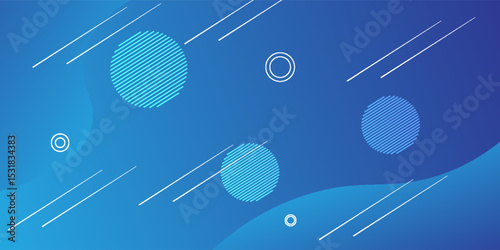Gradient geometric shape background collection, vector illustration
