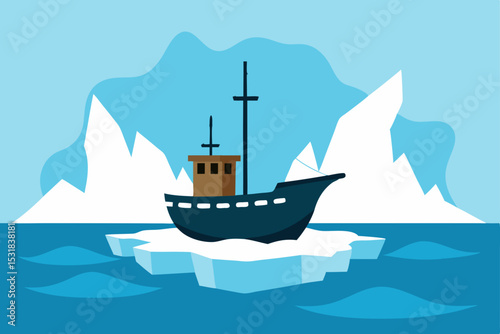 ship in the ocean