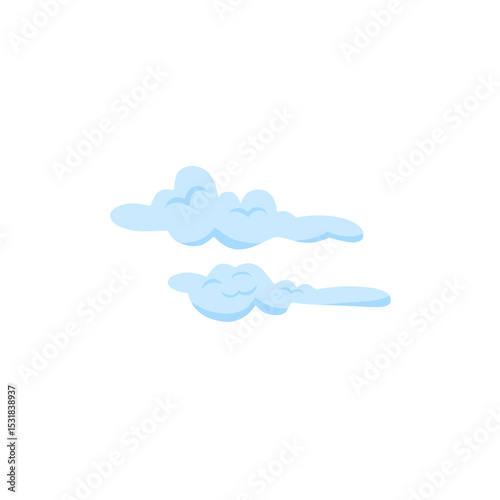 illustration of clouds in the sky