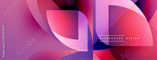 Abstract fluid shapes, vibrant pinks, purples, blues blend. Modern design element for backgrounds, presentations. Smooth gradients create dynamic visual flow.