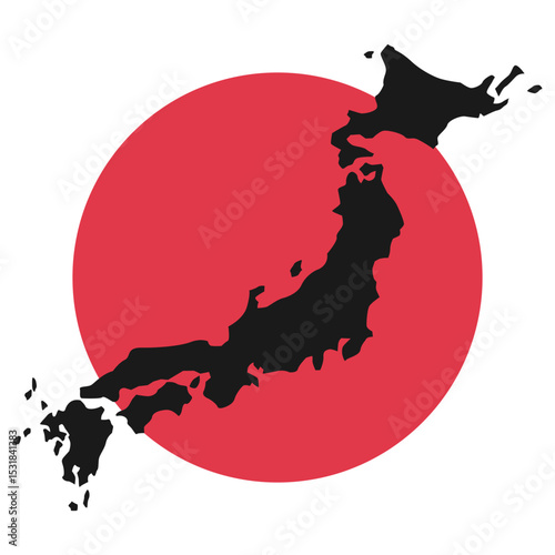 Japan icon logo design
