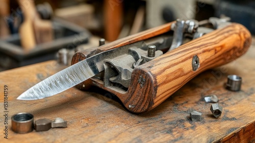 Wood & Metal Knife Making Jig photo
