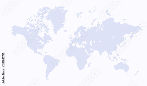 Map of world cities, world map picture, world map vector image, modern world map, Illustration, eps 10, worldwide, all continents, all countries, worldwide project
