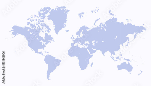 Map of world cities, world map picture, world map vector image, modern world map, Illustration, eps 10, worldwide, all continents, all countries, worldwide project