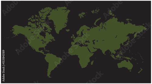 Map of world cities, world map picture, world map vector image, modern world map, Illustration, eps 10, worldwide, all continents, all countries, worldwide project