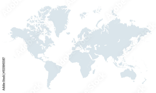 World all country map, world map picture, world map vector image, modern world map, Illustration, eps 10, worldwide, all continents, all countries, worldwide project
