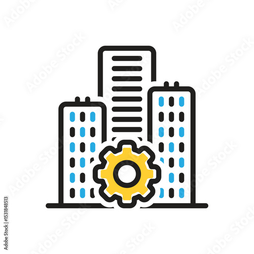 Multi color icon for establishment