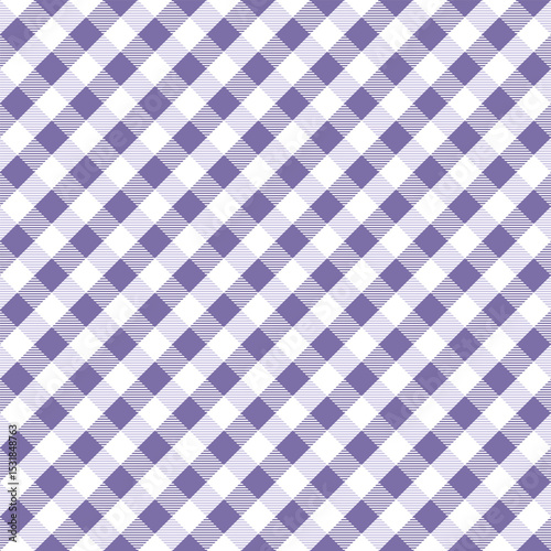 Fabric pattern, purple and white checkered pattern, gift wrapping paper , seamless pattern 