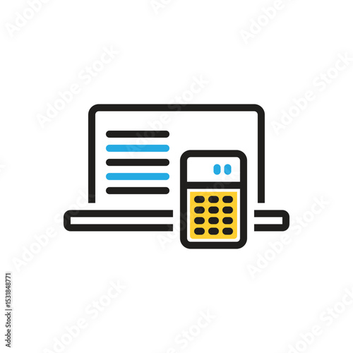 Multi color icon for interpretation