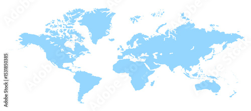 world map asia, world map picture, world map vector image, modern world map, Illustration, eps 10, worldwide, all continents, all countries, worldwide project
