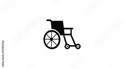 Wheelchair Icon: Vector Graphic for Accessibility and Inclusivity