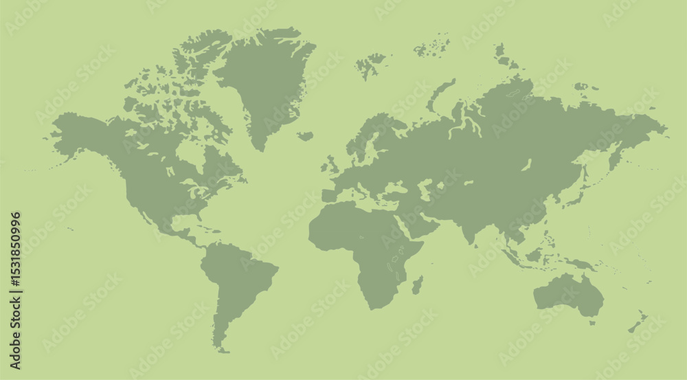 Obraz premium world map background, world map picture, world map vector image, modern world map, Illustration, eps 10, worldwide, all continents, all countries, worldwide project