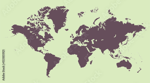 world map blank, world map picture, world map vector image, modern world map, Illustration, eps 10, worldwide, all continents, all countries, worldwide project